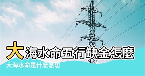 大海水命是什麼意思